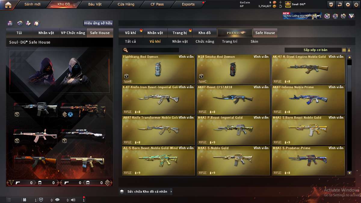 shop acc cf uy tin gia re
